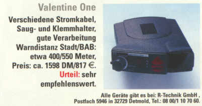 Test Autozeitung 2001